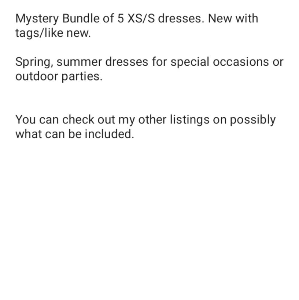 5 Mystery Bundle Spring Summer Dresses